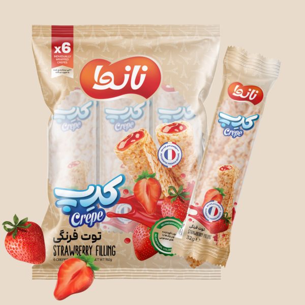 بسته بندی - کرپ شکلاتی و توت فرنگی - مصطفی وفائی - www.mostafavafaei.com - 1