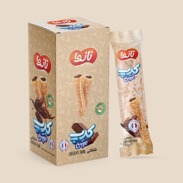 بسته بندی - کرپ شکلاتی و توت فرنگی - مصطفی وفائی - www.mostafavafaei.com - 2